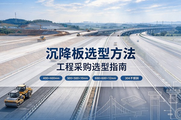 富宁沉降板选择方法
