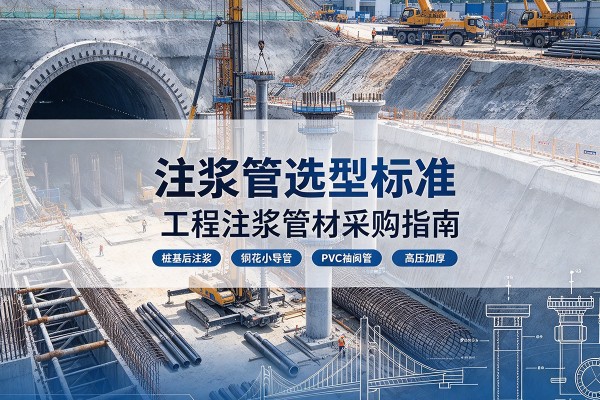富宁注浆管选型标准