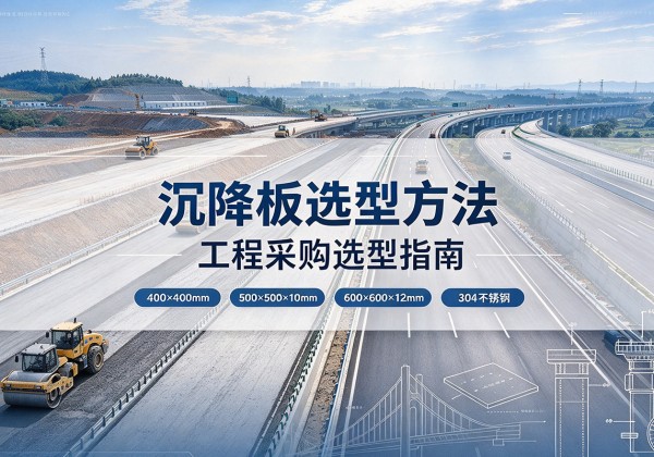 富宁沉降板选择方法