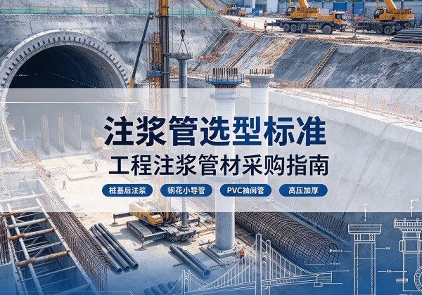富宁注浆管选型标准